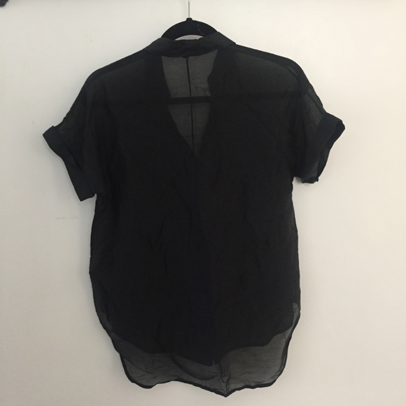 AYR Sheer Button Up - Picture 2 of 3